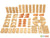 72 Piece Mini Unit Bricks Architect Set Unit Bricks Unit Bricks