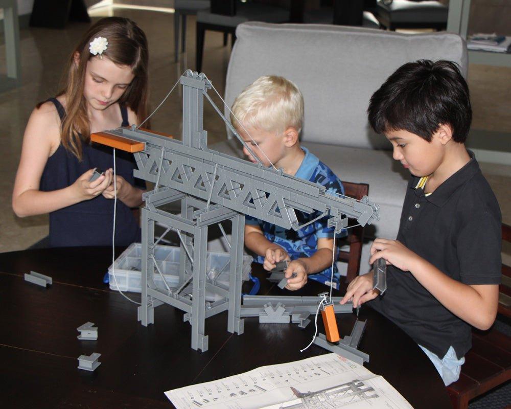 Unit Bricks Brand Mini Unit Beams Crane Builder STEM kits 2 Kits Bundl