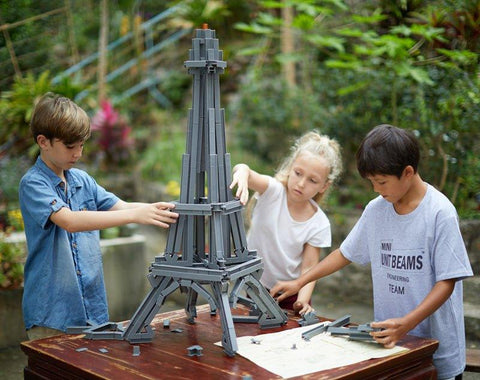 NEW Mini Unit Beams Eiffel Tower Kit 470 pieces - Unit Bricks